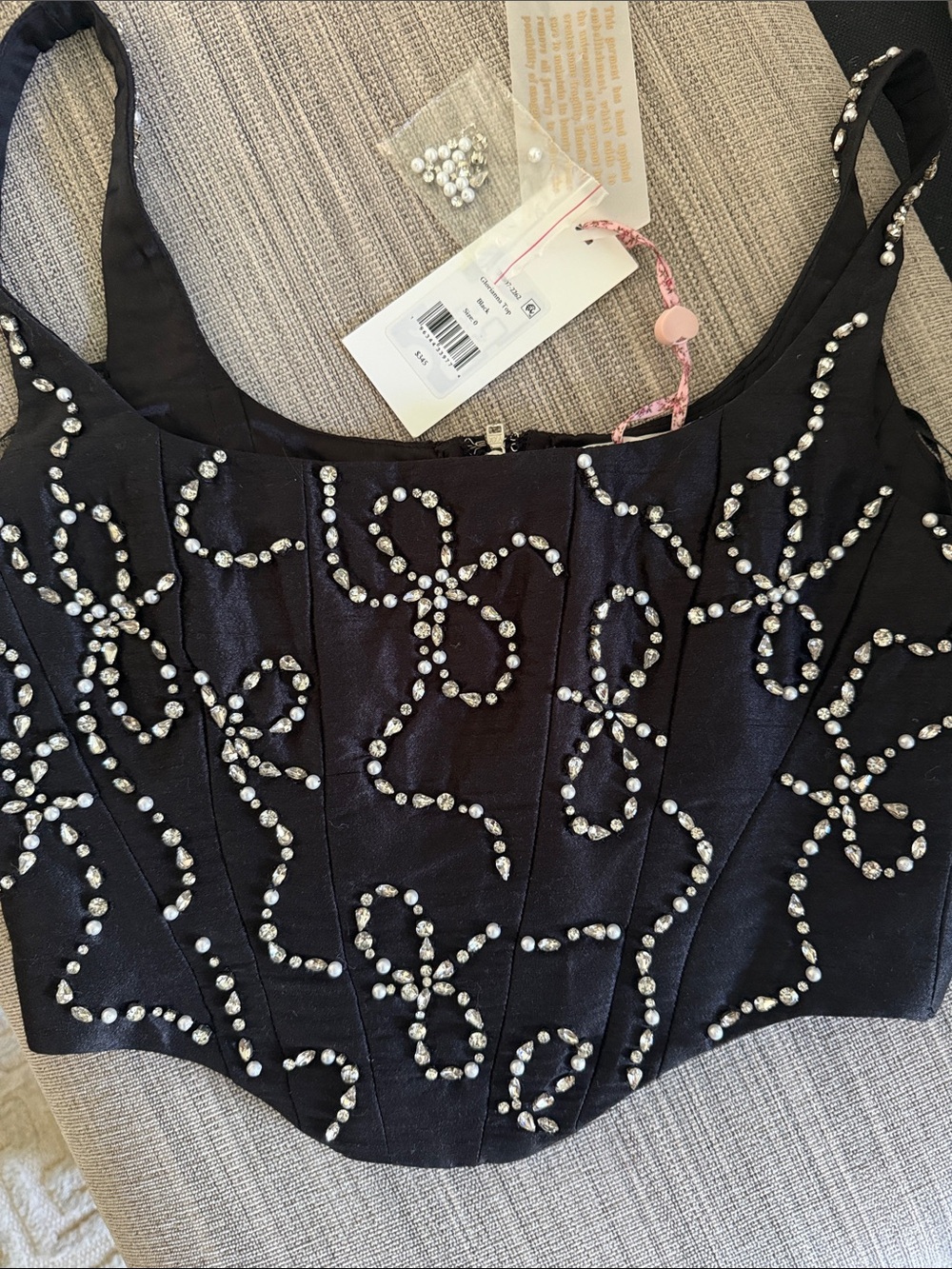 Loveshackfancy Glorianna Corset Top